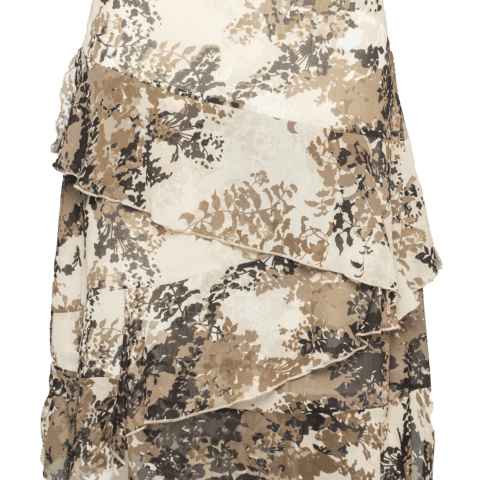 Toffee Twirl Midi Skirt