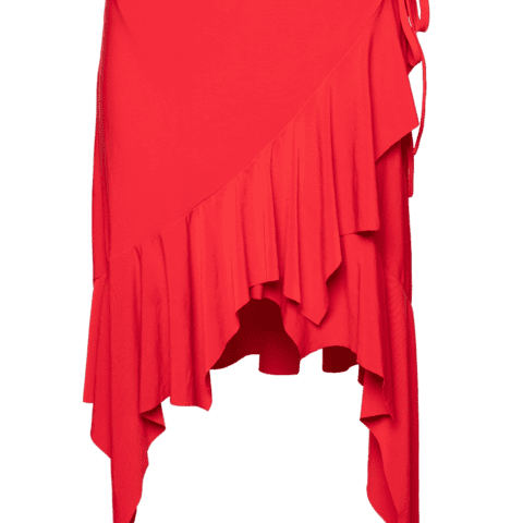 Cherry Code Midi Skirt