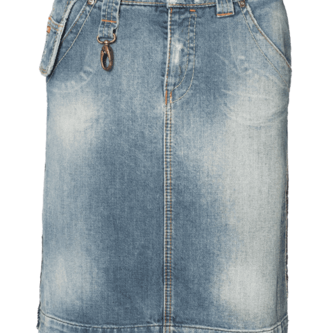 West End Midi Denim Skirt