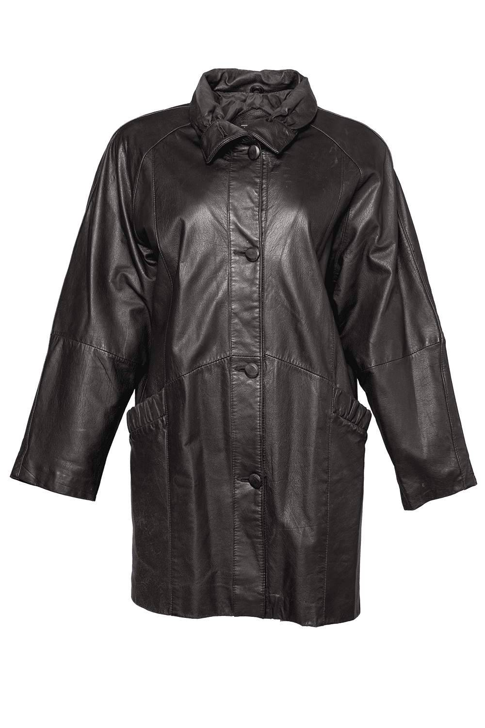 Black Widow Leather Coat
