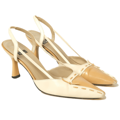 Stuart Weitzman Slingback Kitten Heel