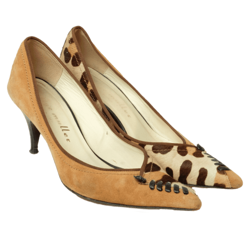 Bettye Muller Wild Leopard Print Heels